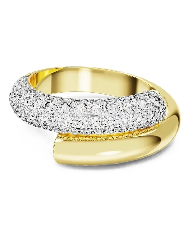 Swarovski Dextera crystal-embellished wrap ring - Gold Gold