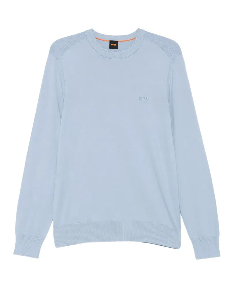 HUGO BOSS Pullover mit rundem Ausschnitt - Blau Blau