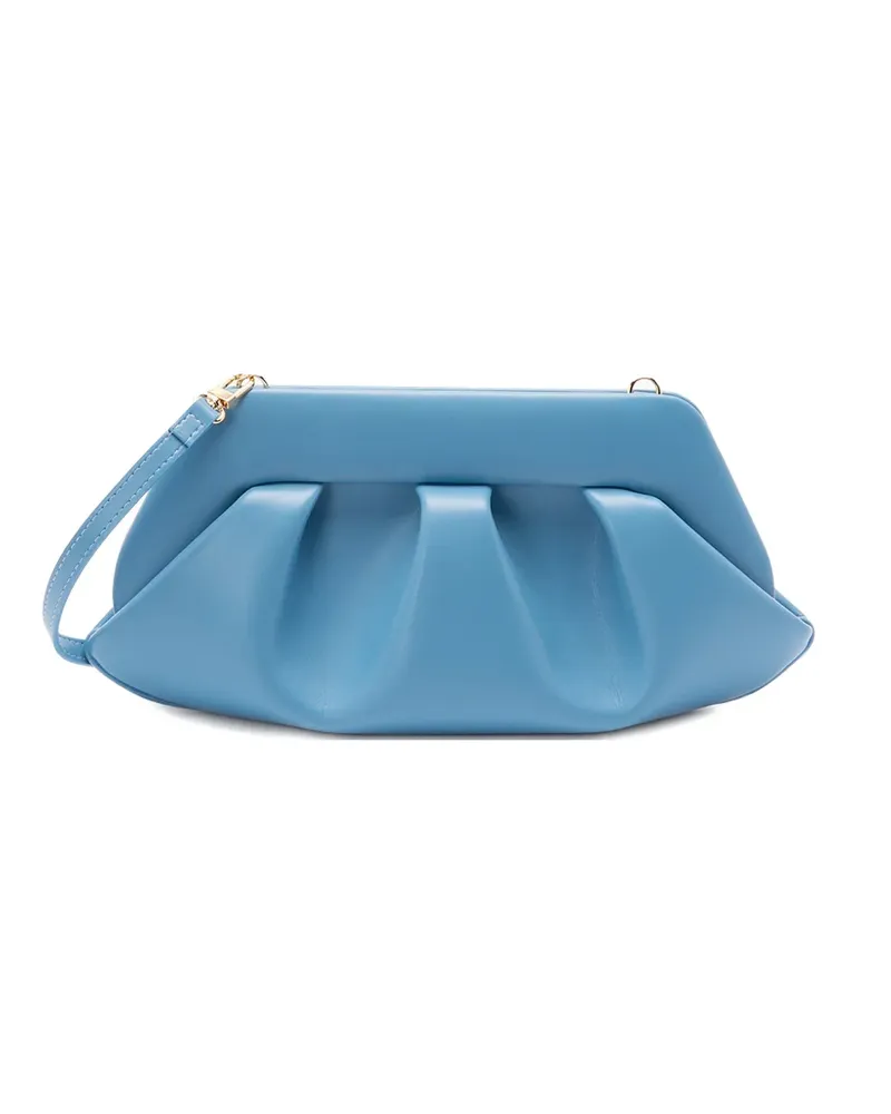 THEMOIRÈ Bios gathered clutch bag - Blau Blau