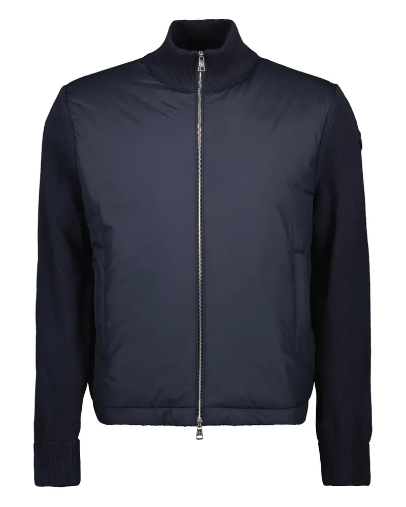 Moncler Gefütterte Jacke mit Reißverschluss - Blau Blau