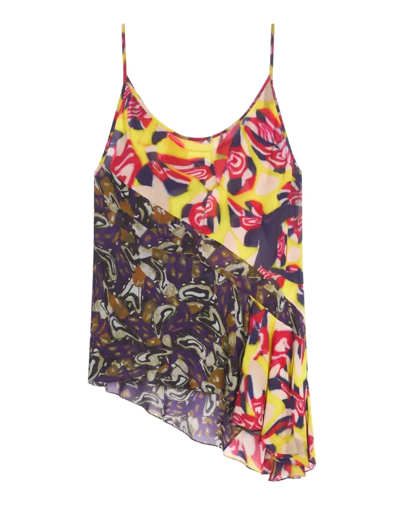 Dries van Noten Camisole-Top aus Viskose - Gelb Gelb