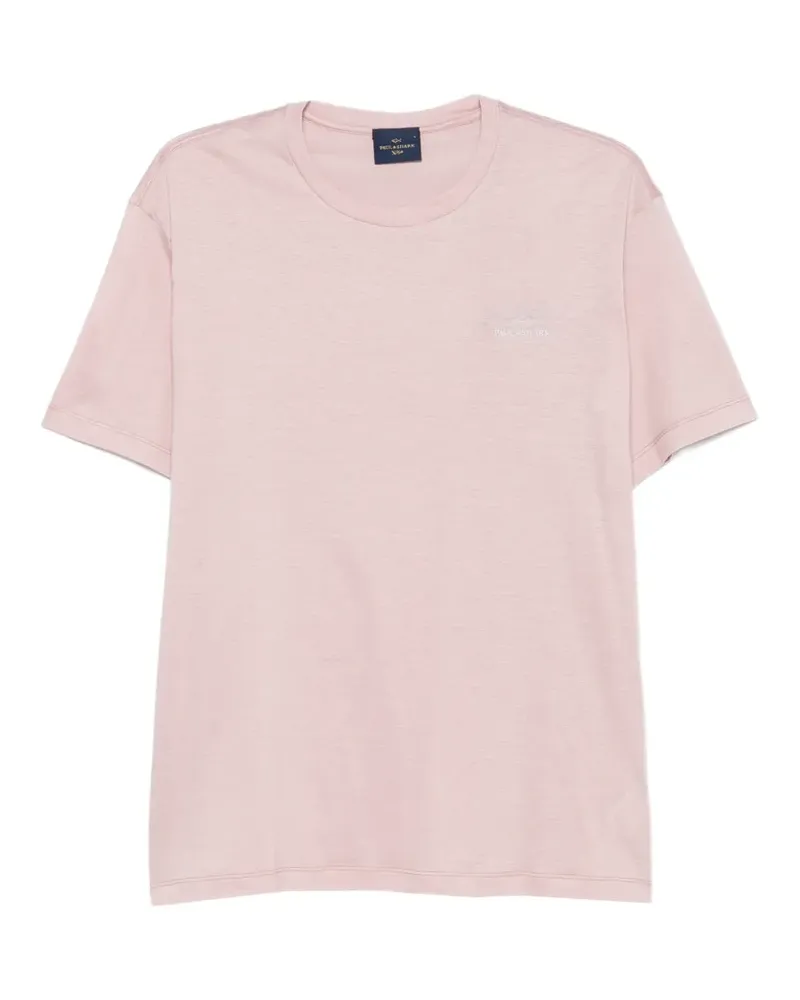 Paul & Shark logo-print T-shirt - Rosa Rosa