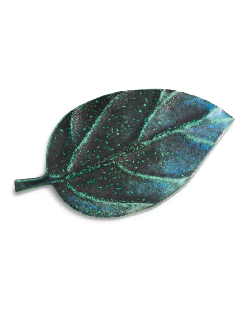 L’OBJET Mittelgroßer Cenote Teller (12,5cm x 6,75cm) - Blau Blau