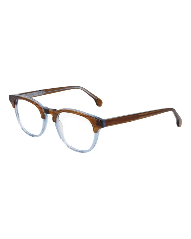 Paul Smith Abbot Brille mit rundem Gestell - Braun Braun