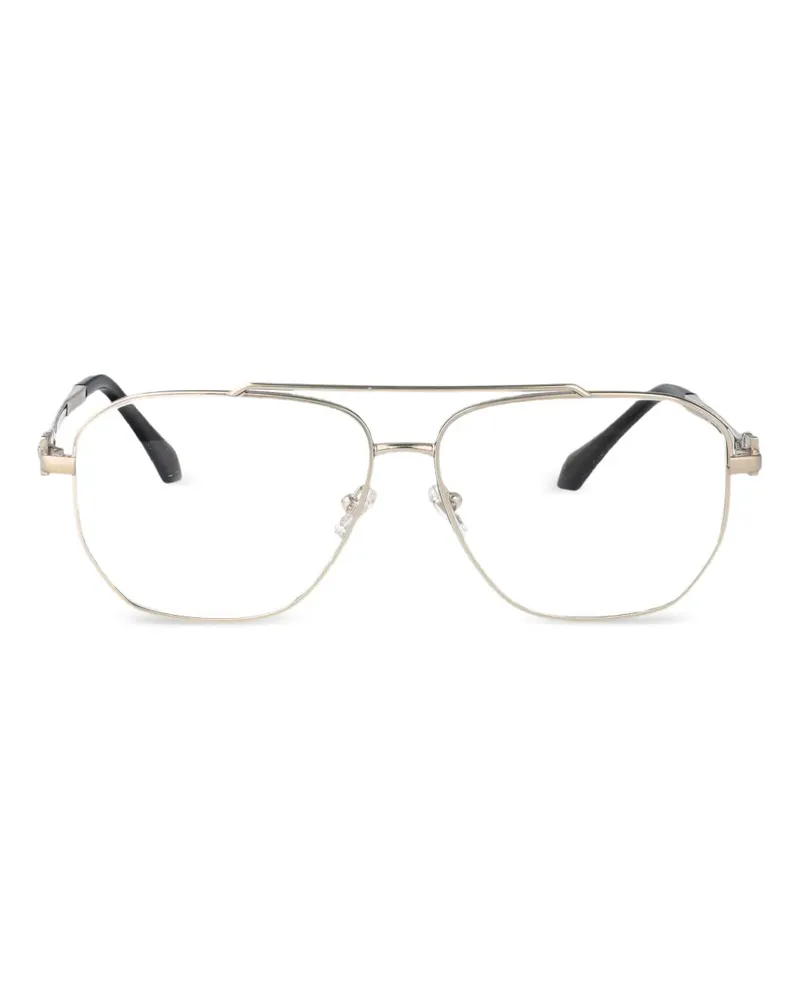Versace Klassische Pilotenbrille - Silber Silber