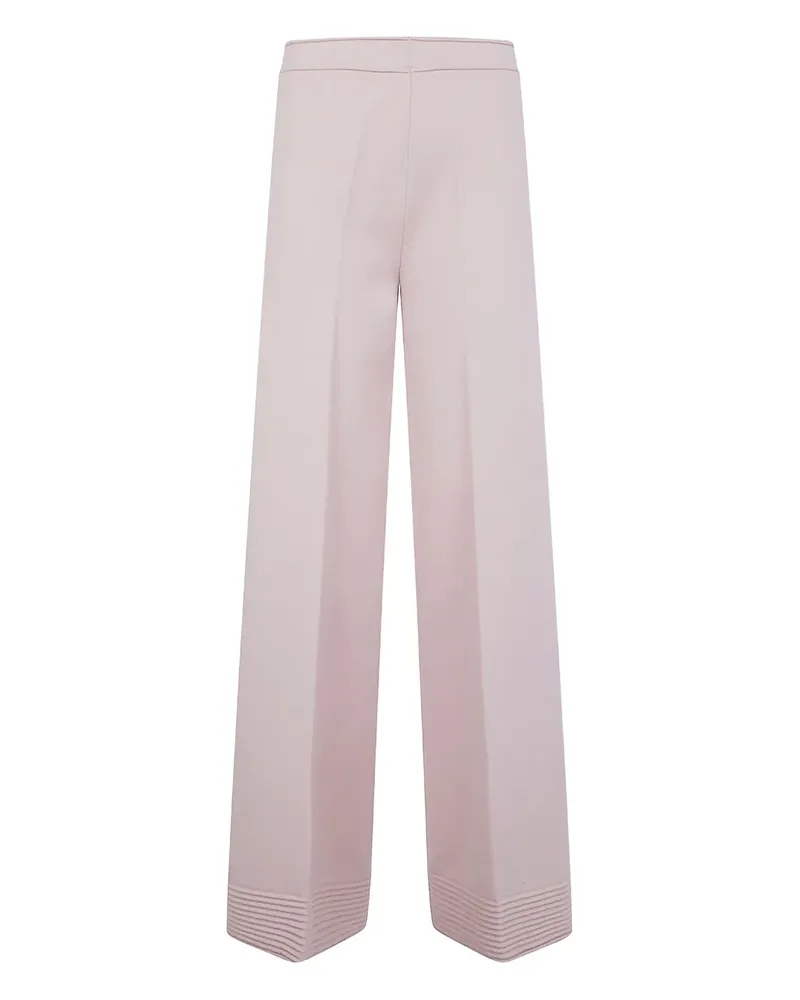 D.EXTERIOR Hose mit geripptem Saum - Rosa Rosa