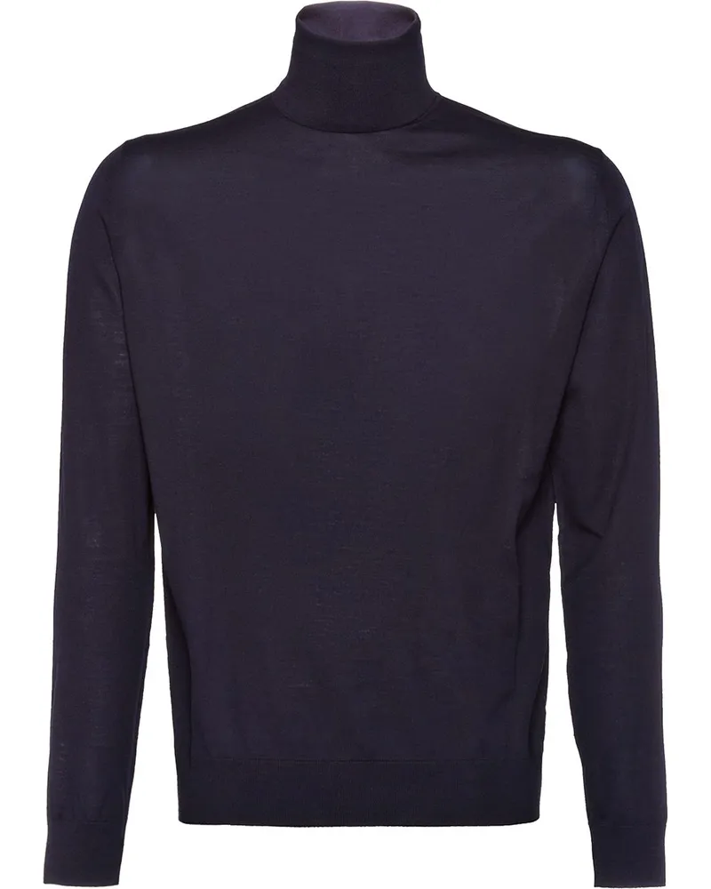 Prada Pullover mit Rollkragen - Blau Blau