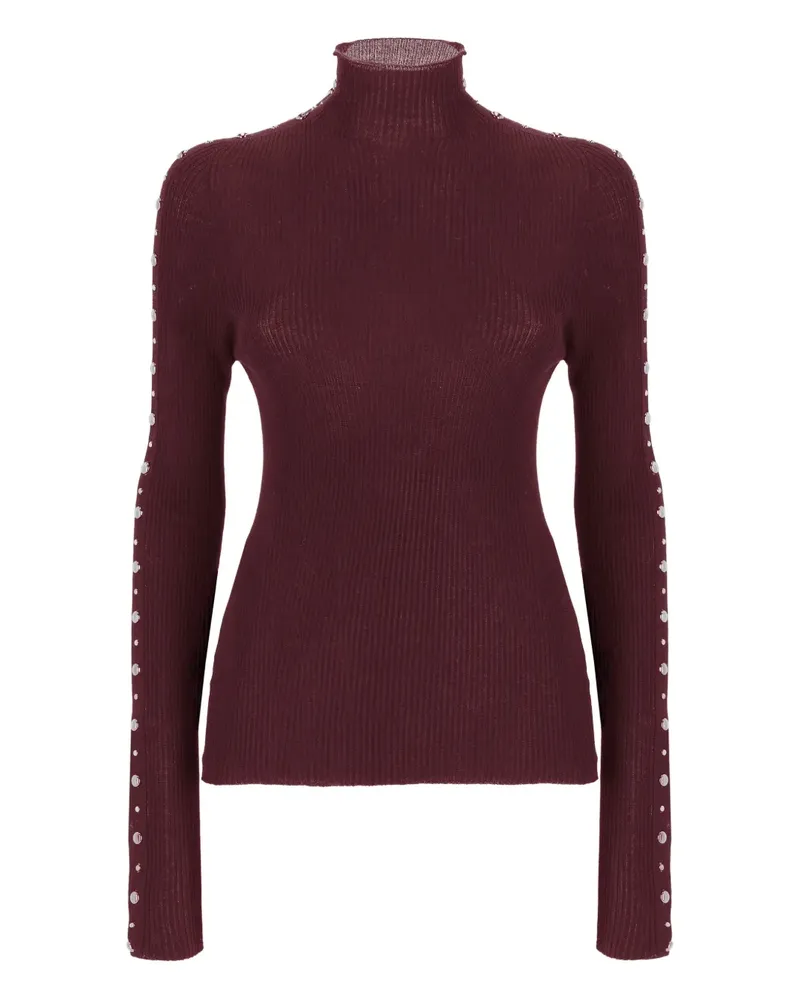 Laneus ribbed embellished top - Rot Rot