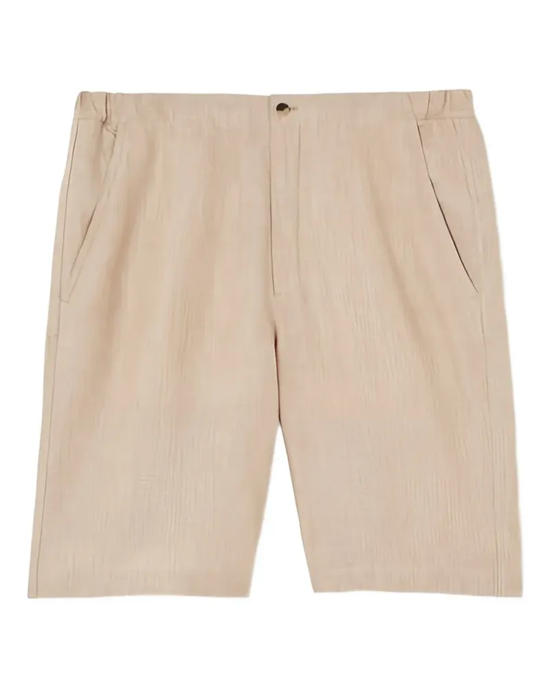 Loro Piana linen-blend bermuda shorts - Nude Nude