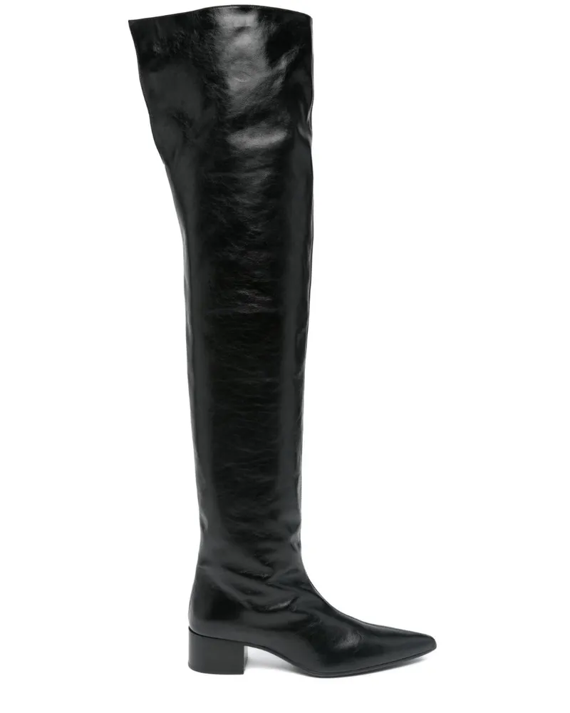 KHAITE Andee Stiefel 40mm - Schwarz Schwarz