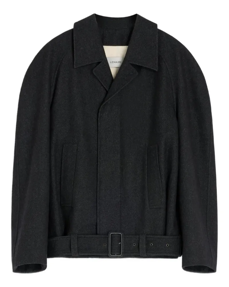 Christophe Lemaire Jacke mit Raglanärmeln - Schwarz Schwarz