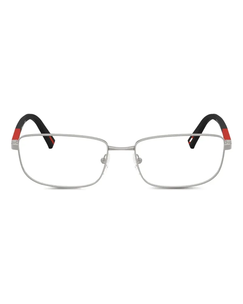 Prada rectangle-frame glasses - Silber Silber