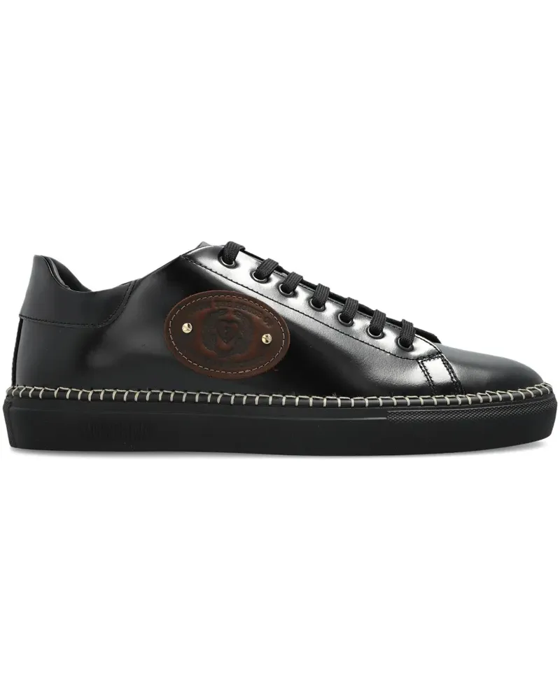 Moschino Sneakers mit Logo-Prägung - Schwarz Schwarz
