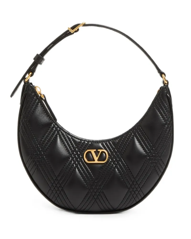 Valentino Garavani Mini Quiltie Schultertasche 67cm - Schwarz Schwarz