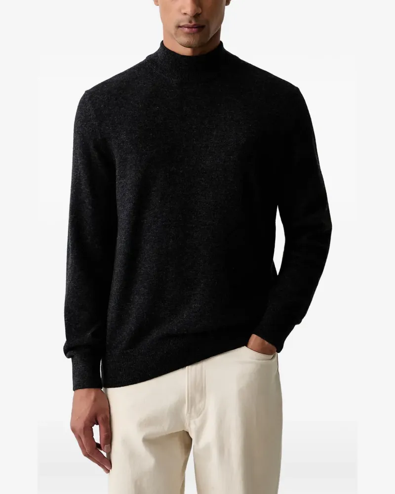 Marc O'Polo Gestrickter Pullover mit Stehkragen - Grau Grau