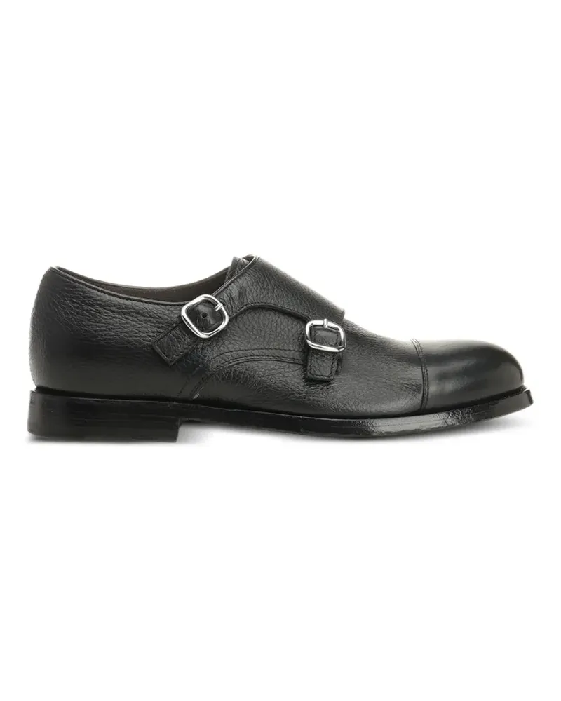 Al Duca D’Aosta 1902 double-strap monk shoes - Schwarz Schwarz