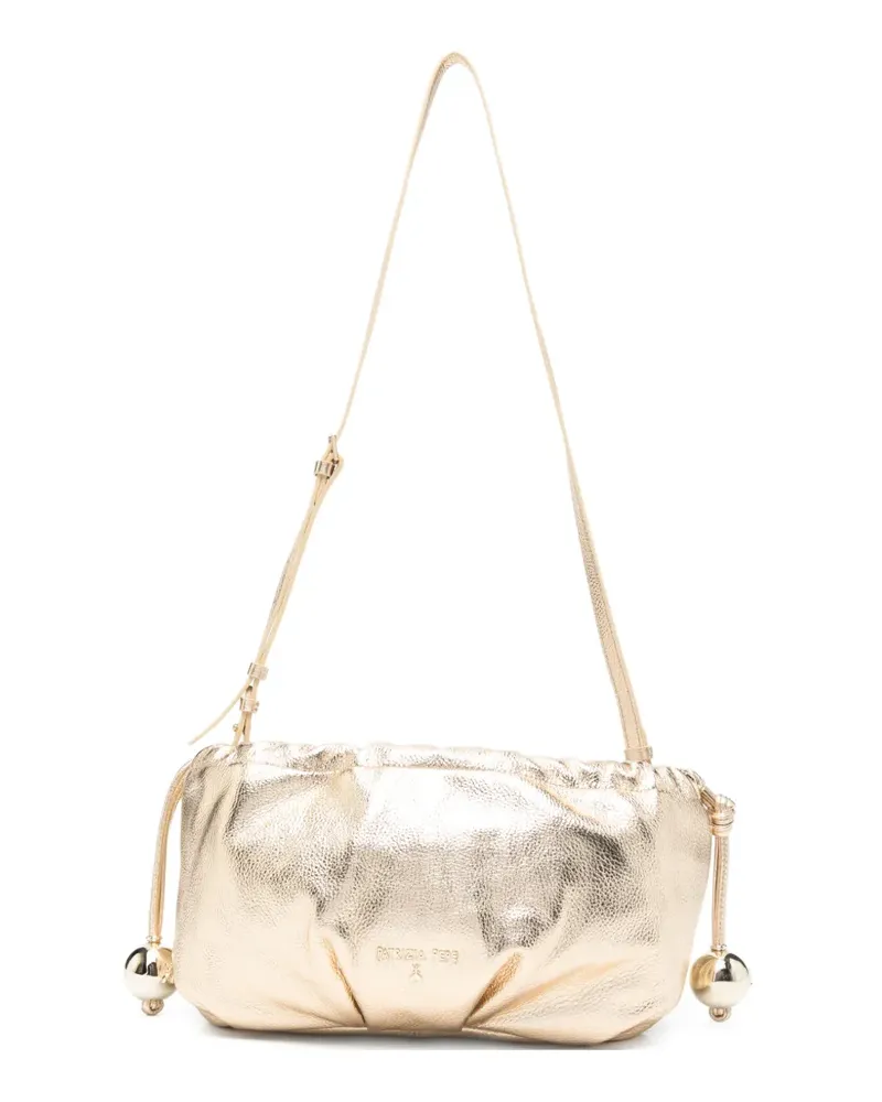 Patrizia Pepe small Bubble leather shoulder bag - Gold Gold