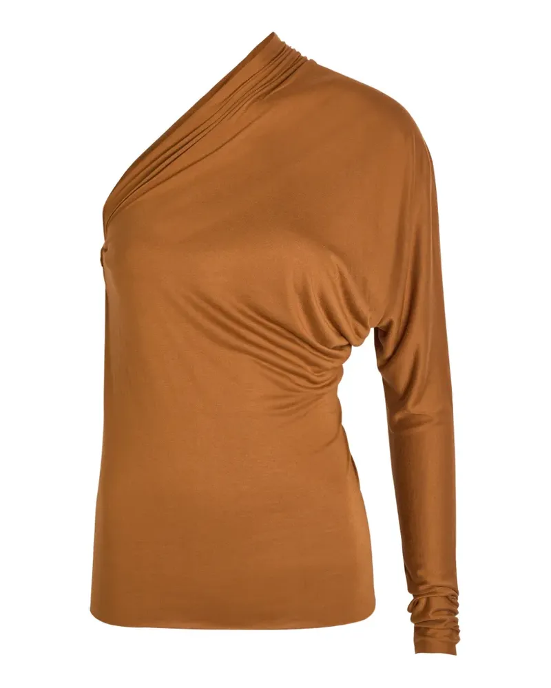 Rick Owens Lilies Diana draped one-shoulder top - Braun Braun