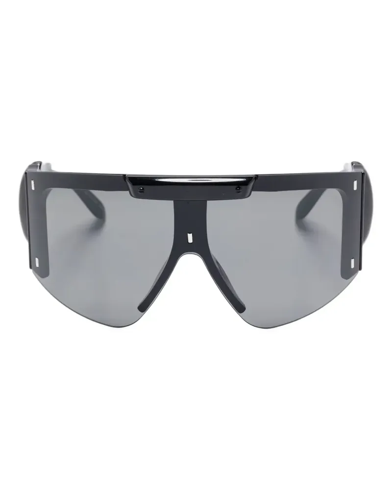 OTTOLINGER Geknotete Sonnenbrille mit Shield-Gestell - Schwarz Schwarz
