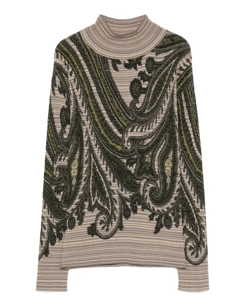 Etro Pullover mit Paisley-Print - Nude Nude