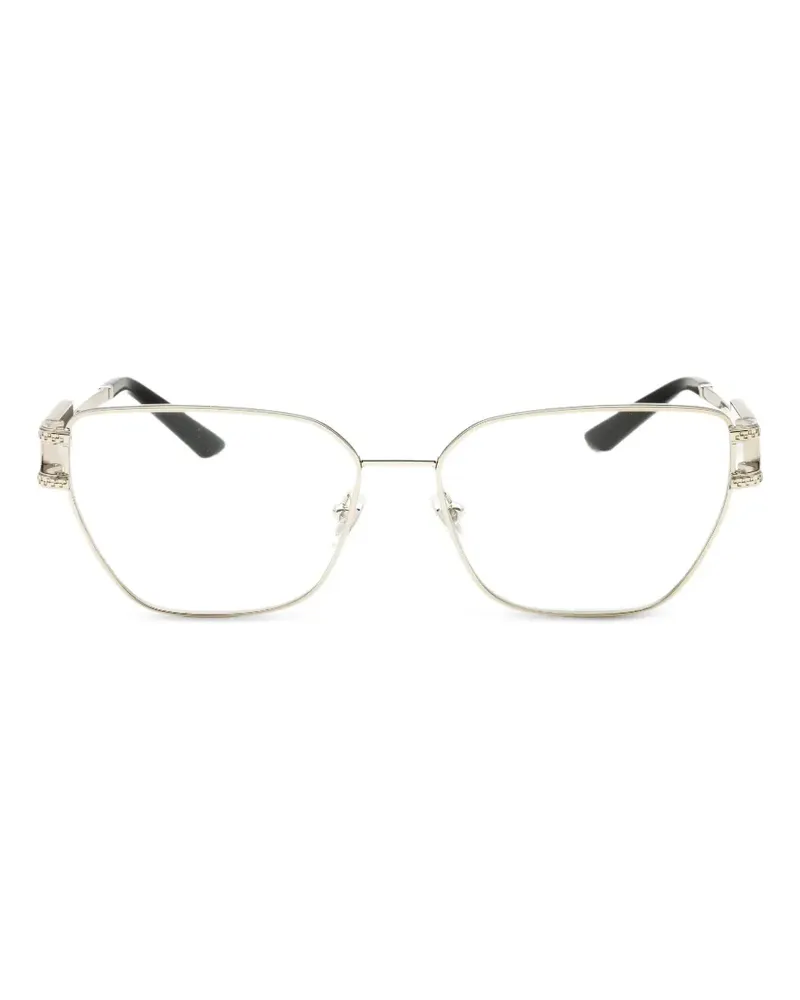 Versace Brille mit Cat-Eye-Gestell - Silber Silber