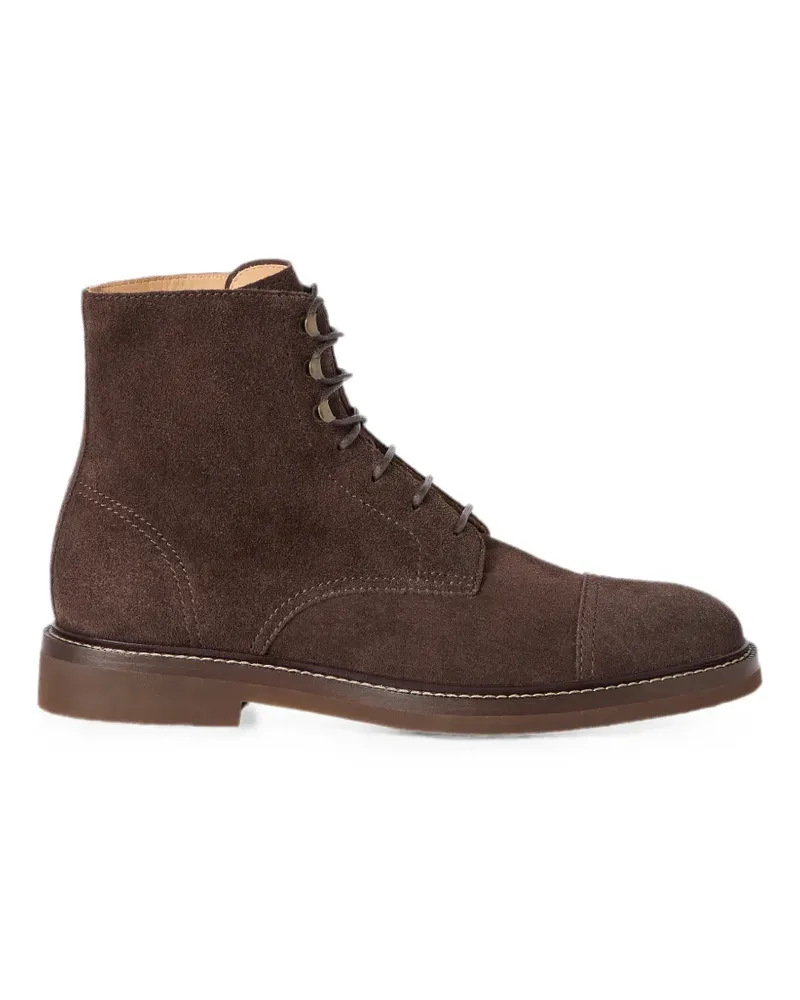 Brunello Cucinelli Stiefel aus Wildleder - Braun Braun