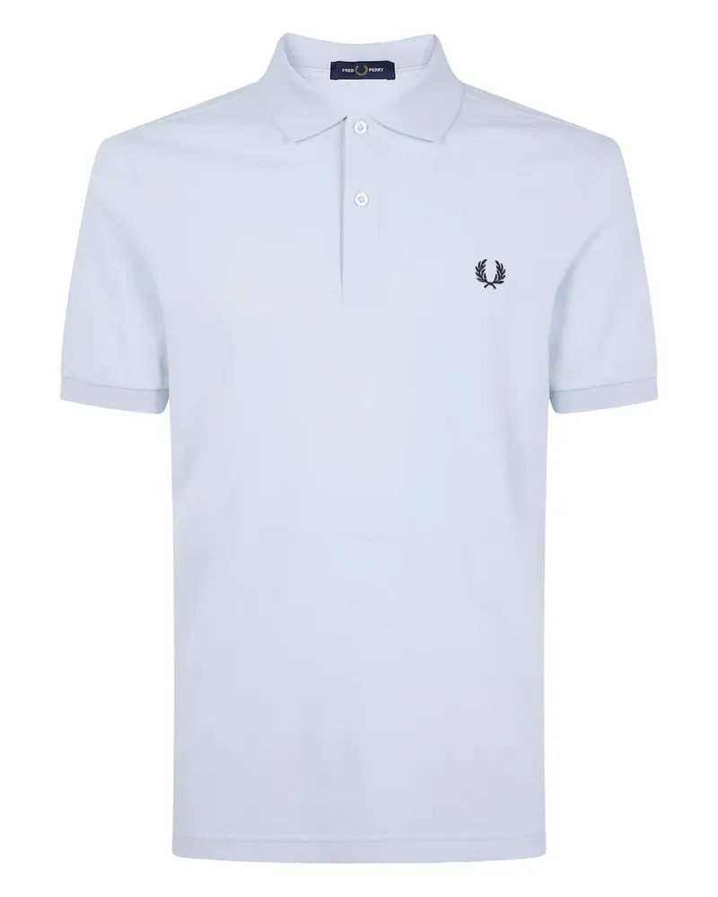 Fred Perry Poloshirt mit Lorbeerkranz-Stickerei - Blau Blau