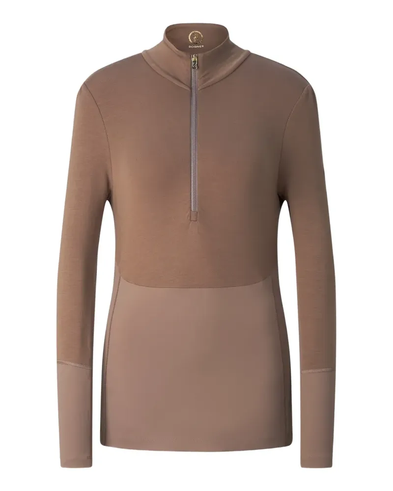 Bogner Melika Sport-Sweatshirt mit Reißverschluss - Braun Braun