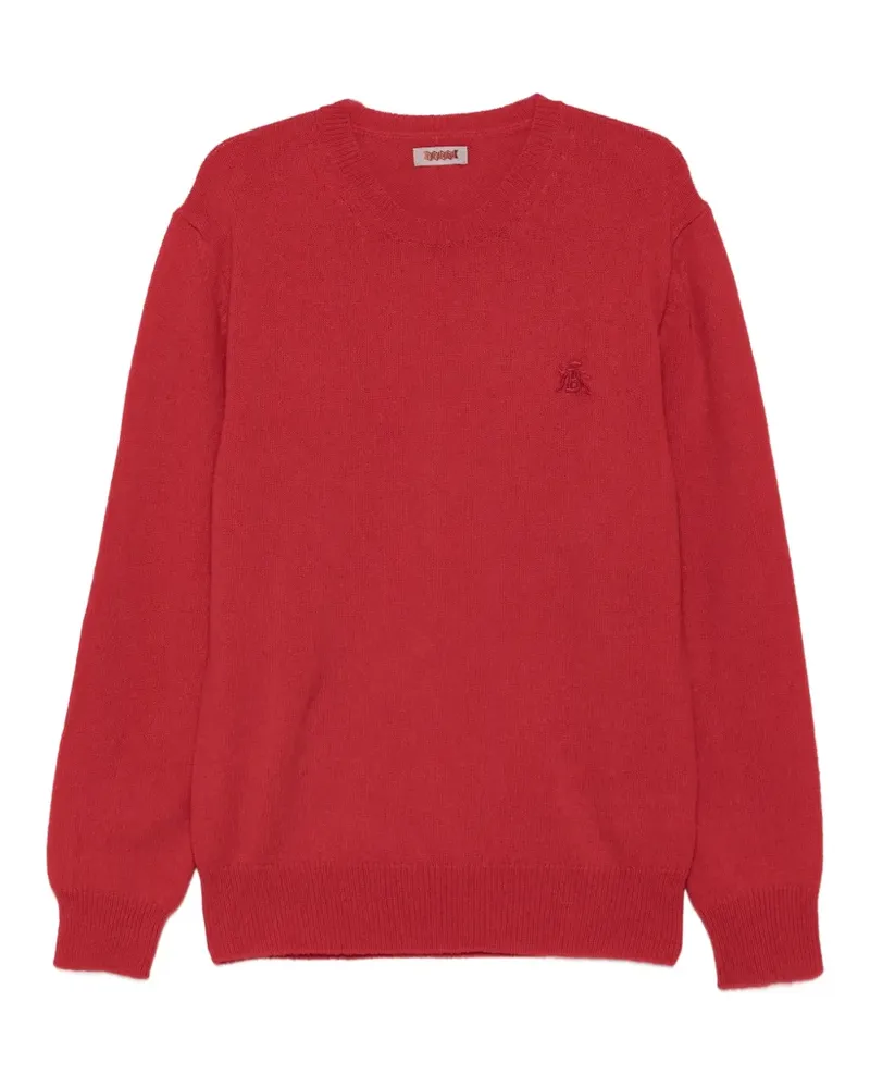 Baracuta Pullover mit Logo-Stickerei - Rot Rot