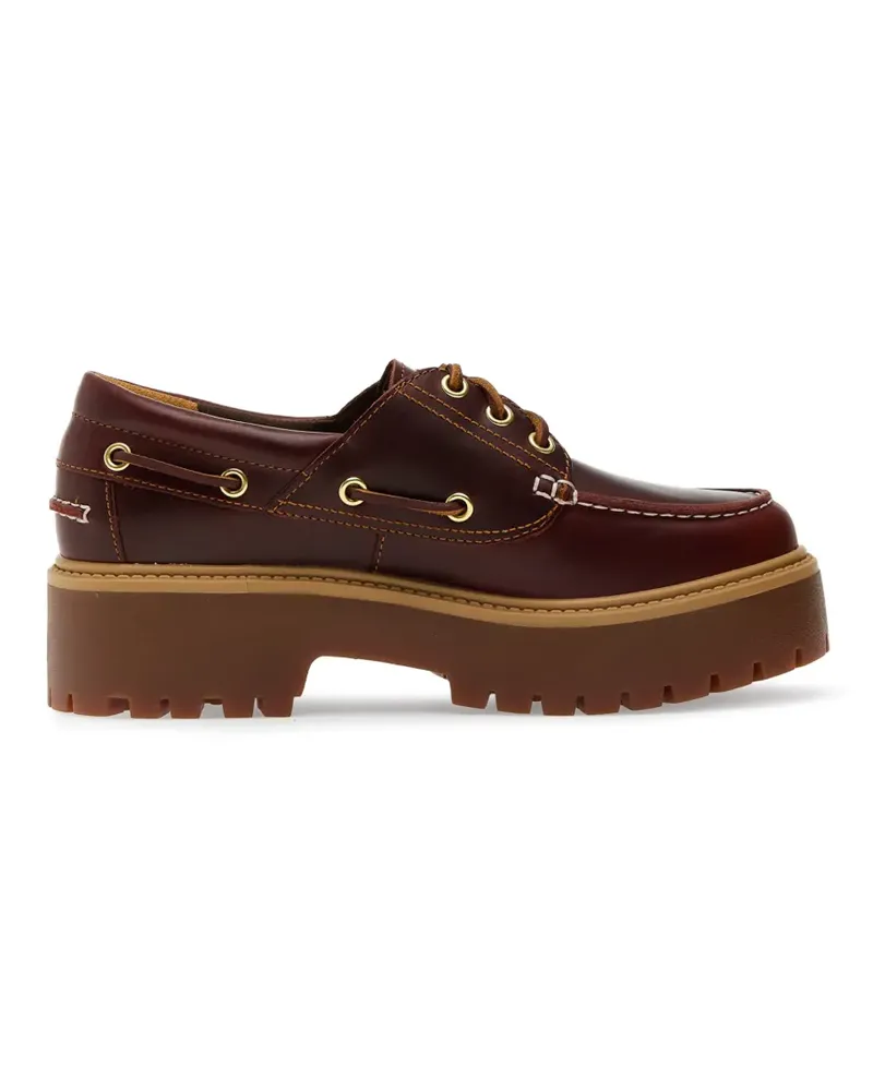 Timberland lace-up platform boat shoes - Braun Braun