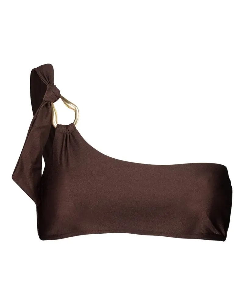 Zimmermann Ascension One-Shoulder-Bikinioberteil - Braun Braun