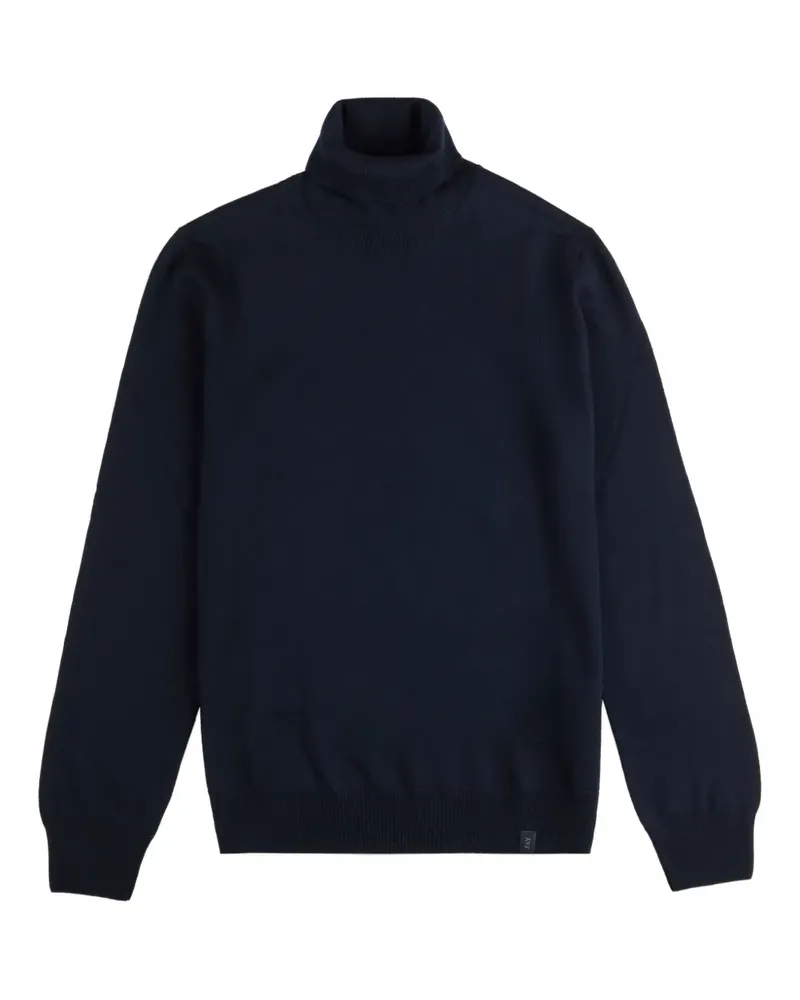 Fay Klassischer Pullover - Blau Blau