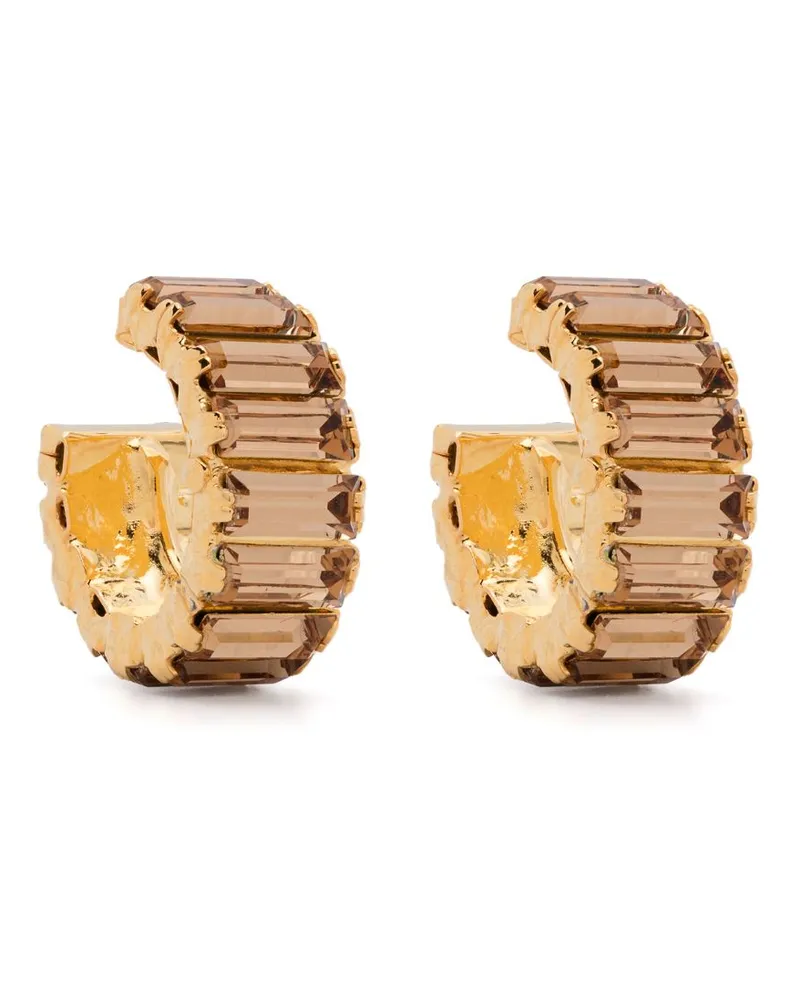 Magda Butrym Ear Cuffs mit Kristallen Gold