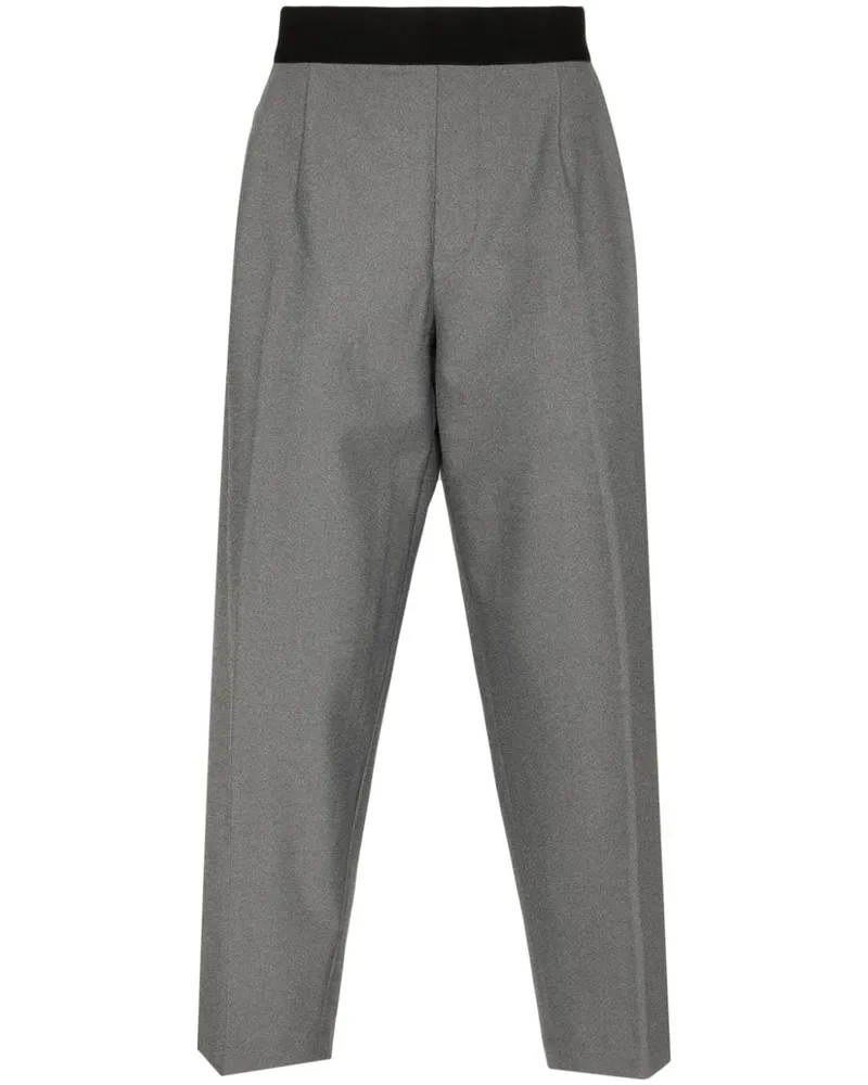 Neil Barrett Tapered-Hose mit Stretchbund Grau