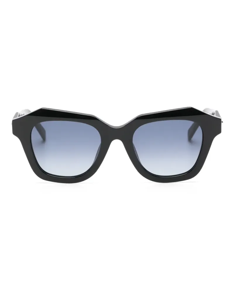 Zadig & Voltaire geometric-frame sunglasses - Schwarz Schwarz