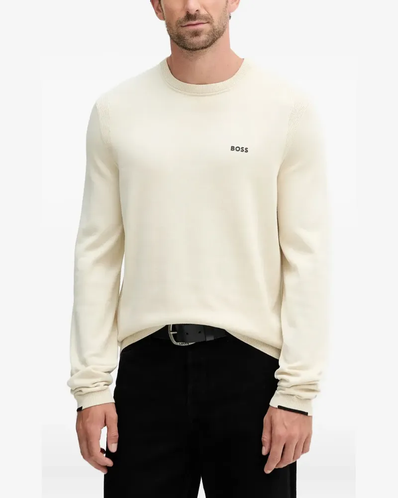 HUGO BOSS Ever-X Pullover mit rundem Ausschnitt - Nude Nude