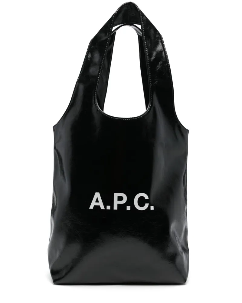 A.P.C. Kleiner Ninon Shopper Schwarz