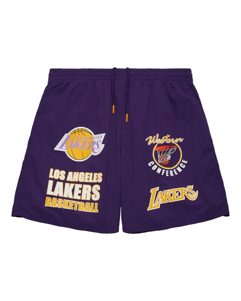 Mitchell & Ness Los Angeles Lakers Shorts - Violett Violett