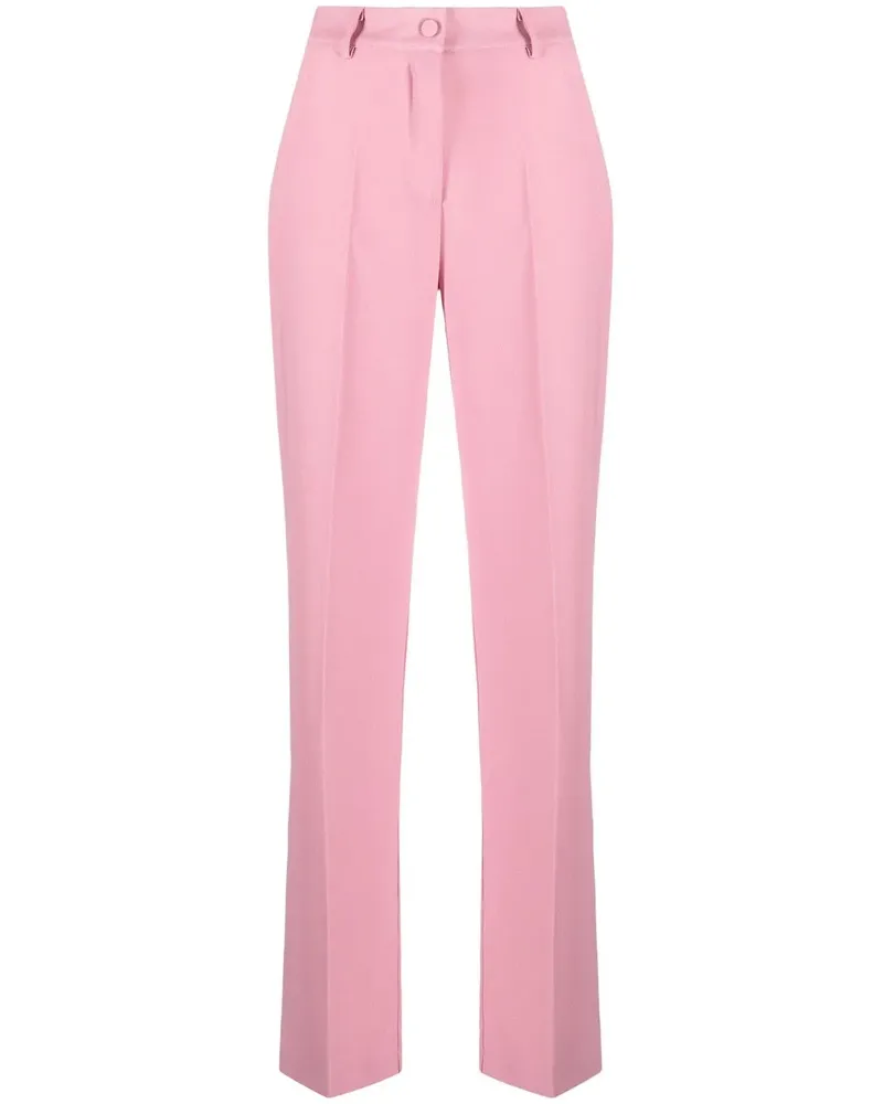 Hebe Studio Klassische Taillenhose - Rosa Rosa