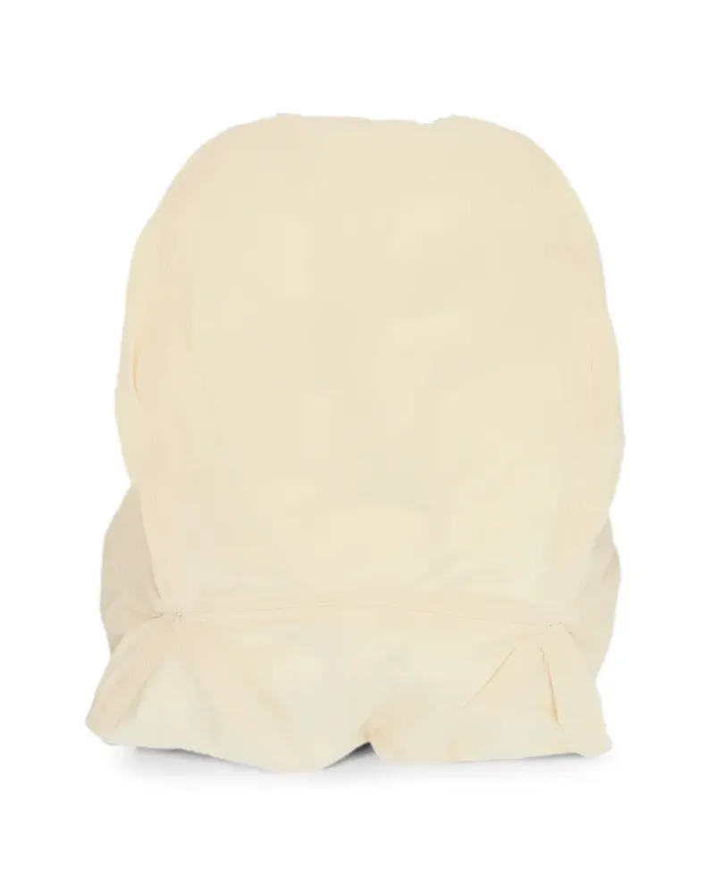 Issey Miyake panelled zip-up backpack - Nude Nude