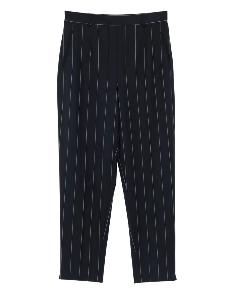 Rochas pinstriped trousers - Blau Blau
