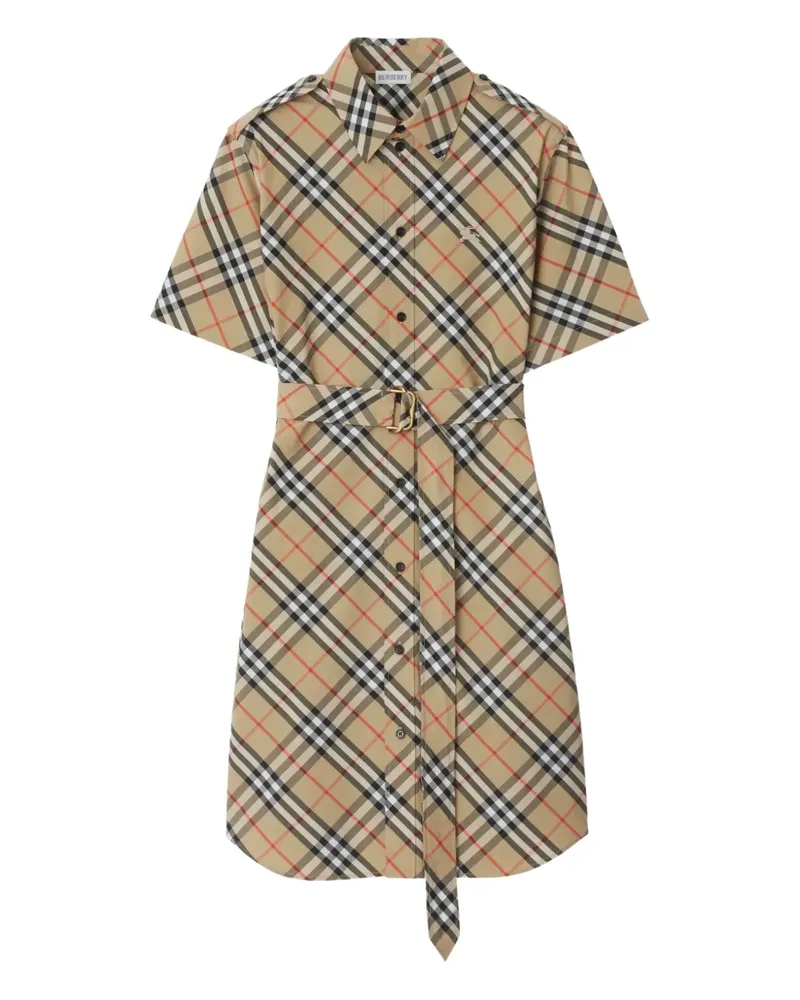 Burberry Klassisches Hemdkleid - Nude Nude