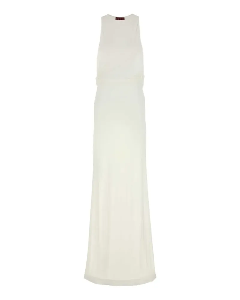 Gucci sleeveless maxi dress - Weiß Weiß