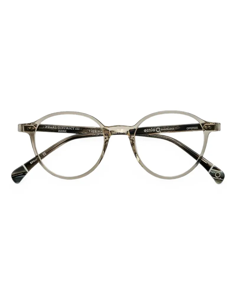 Etnia Barcelona Pearl District III round-frame glasses - Nude Nude