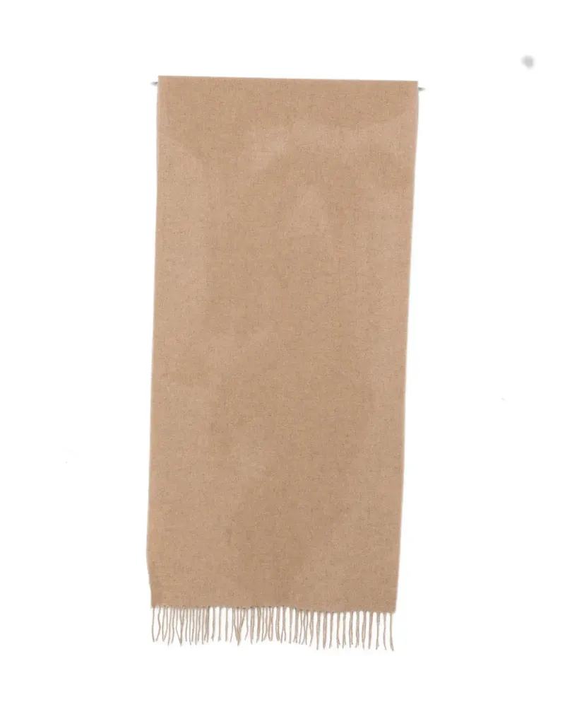Gran Sasso fringed scarf - Nude Nude