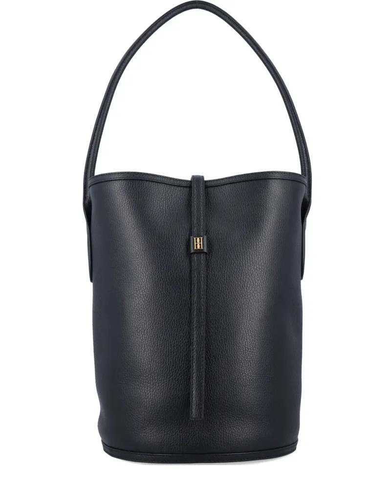 By Malene Birger Beuteltasche aus Leder - Schwarz Schwarz