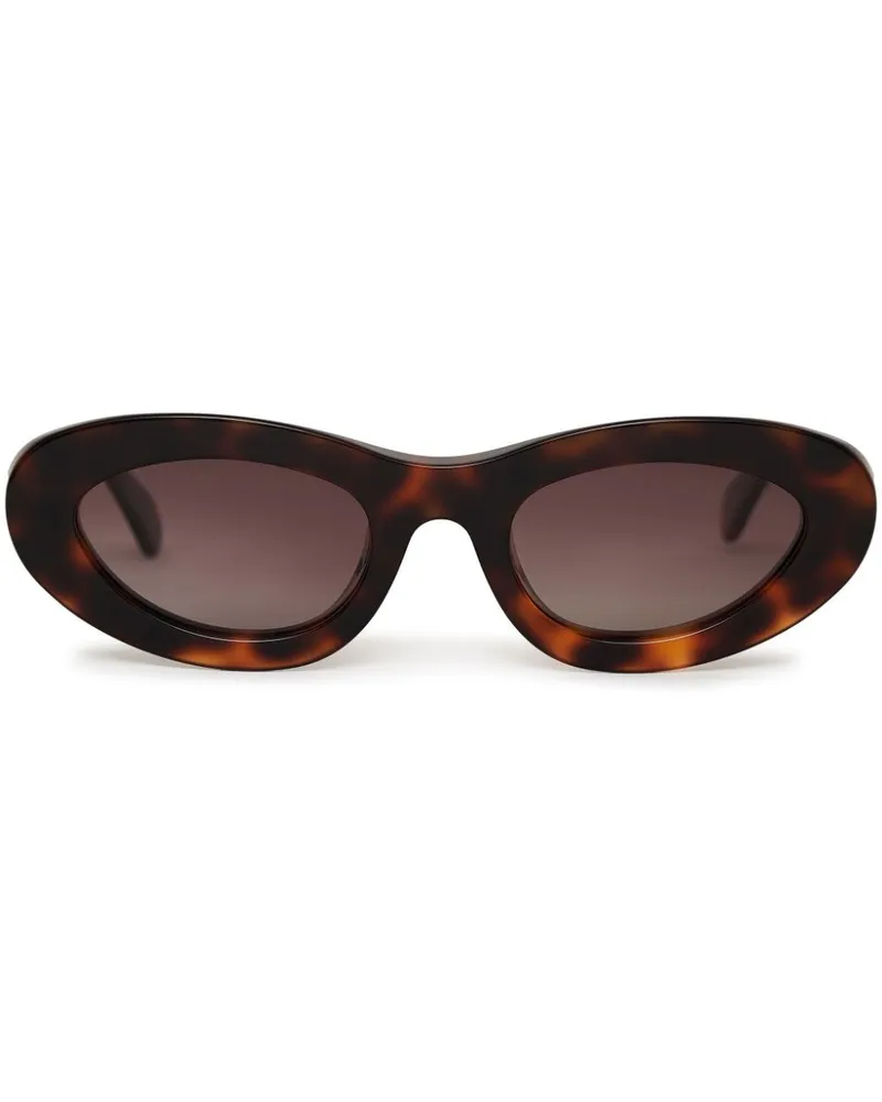 Anine Bing Roma Cat-Eye-Sonnenbrille - Braun Braun