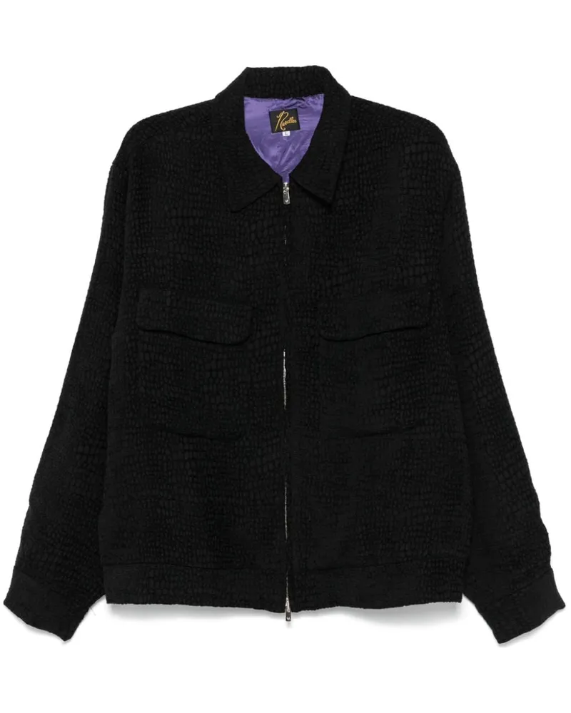 NEEDLES Texturierte Jacke - Schwarz Schwarz