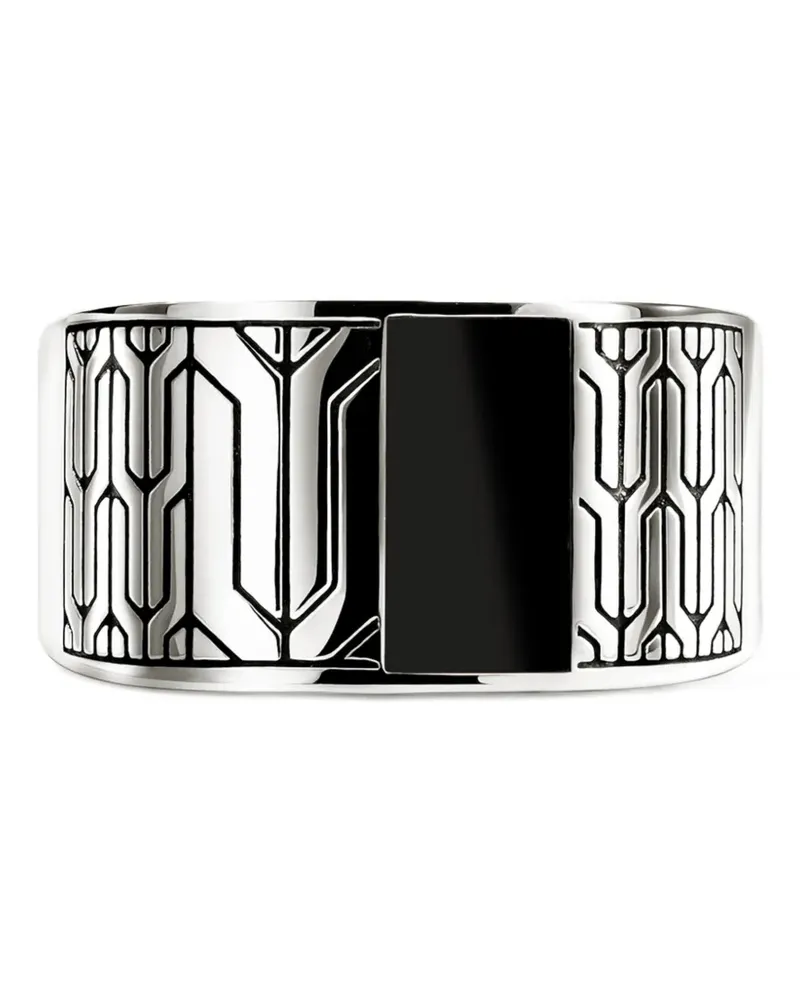 John Hardy Icon 50 sterling silver ring - Silber Silber