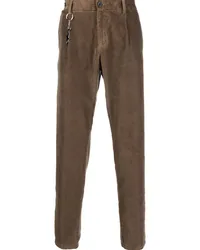 Paul & Shark Tapered-Hose aus Cord Braun